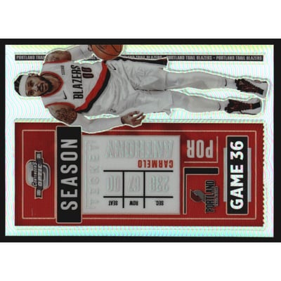 2020-21 Panini Contenders Optic Silver #92 Carmelo Anthony