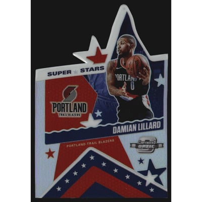2020-21 Panini Contenders Optic Superstars #5 Damian Lillard
