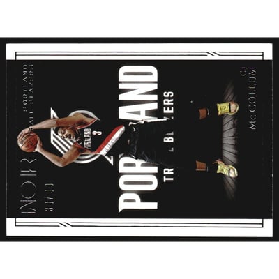 2020-21 Panini Noir #80 CJ McCollum I
