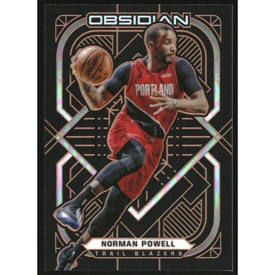 2020-21 Panini Obsidian Electric Etch Orange #50 Norman Powell