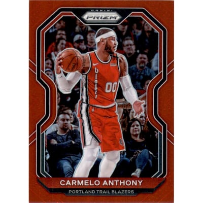 2020-21 Panini Prizm Prizms Red #154 Carmelo Anthony