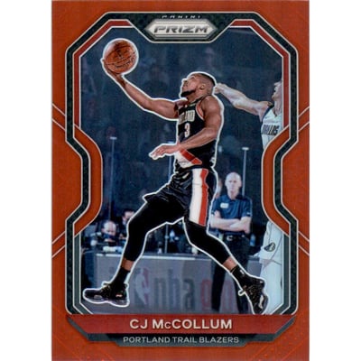 2020-21 Panini Prizm Prizms Red #236 CJ McCollum