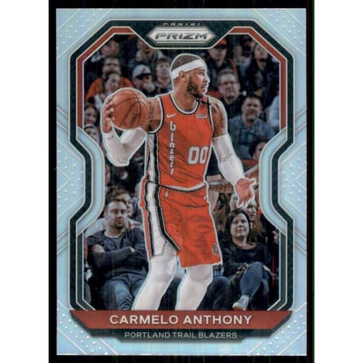 2020-21 Panini Prizm Prizms Silver #154 Carmelo Anthony