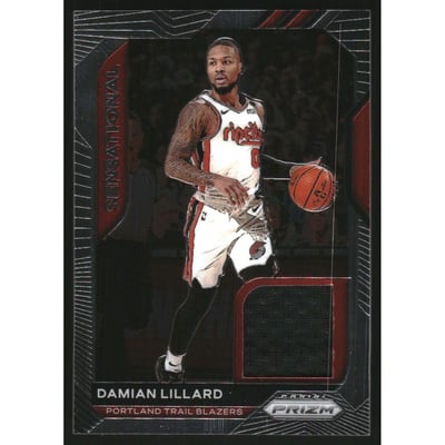 2020-21 Panini Prizm Sensational Swatches #65 Damian Lillard