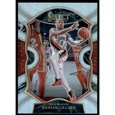 2020-21 Select Prizms Silver #24 Damian Lillard