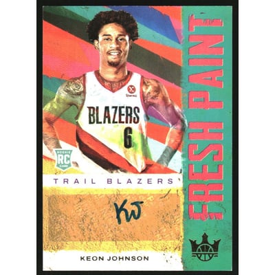 2021-22 Court Kings Fresh Paint Autographs #17 Keon Johnson/199