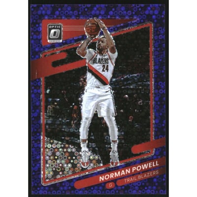 2021-22 Donruss Optic Fast Break Purple #121 Norman Powell