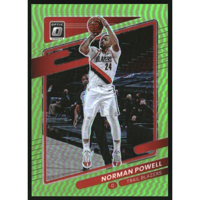 2021-22 Donruss Optic Lime Green #121 Norman Powell