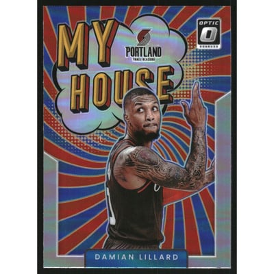 2021-22 Donruss Optic My House Holo #15 Damian Lillard