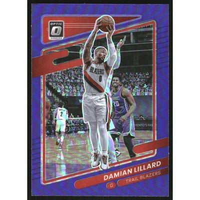 2021-22 Donruss Optic Purple #118 Damian Lillard