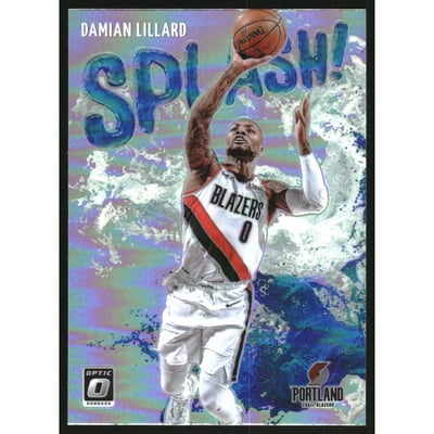 2021-22 Donruss Optic Splash! Holo #6 Damian Lillard