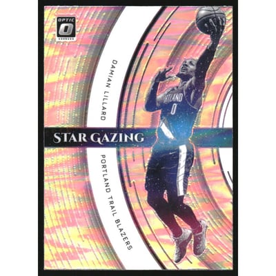 2021-22 Donruss Optic Star Gazing Holo #10 Damian Lillard