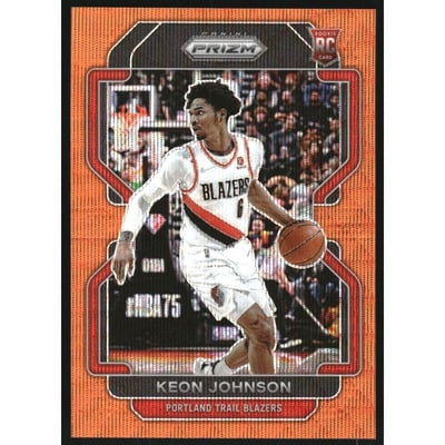 2021-22 Panini Chronicles 75th Anniversary #601 Keon Johnson/Prizm Update