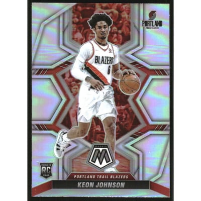 2021-22 Panini Mosaic Silver #225 Keon Johnson
