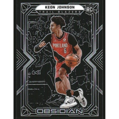2021-22 Panini Obsidian #187 Keon Johnson RC