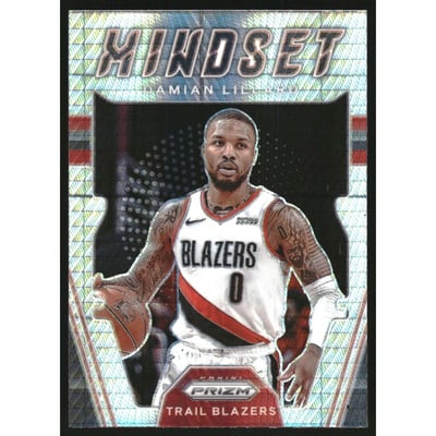 2021-22 Panini Prizm Mindset Prizms Hyper #1 Damian Lillard