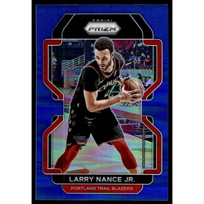 2021-22 Panini Prizm Prizms Blue #126 Larry Nance Jr.