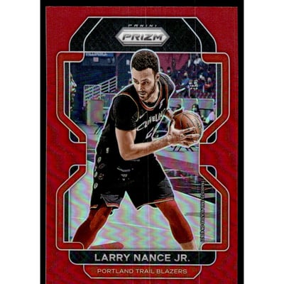 2021-22 Panini Prizm Prizms Red #126 Larry Nance Jr.