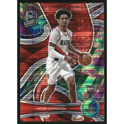 2021-22 Panini Spectra Celestial #132 Keon Johnson