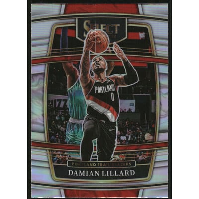 2021-22 Select Prizms Silver #3 Damian Lillard