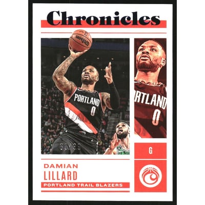 2022-23 Panini Chronicles Blue #18 Damian Lillard