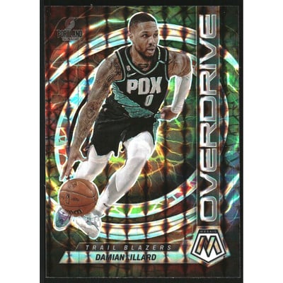 2022-23 Panini Mosaic Overdrive #20 Damian Lillard