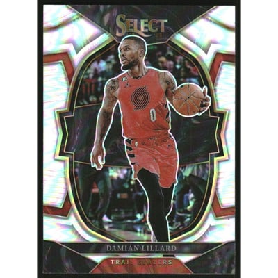2022-23 Select Prizms Silver #7 Damian Lillard