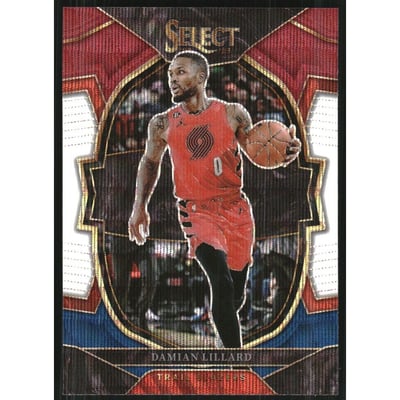 2022-23 Select Prizms Tri-Color #7 Damian Lillard
