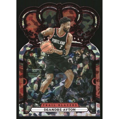 2023-24 Crown Royale Crystal Red #13 Deandre Ayton