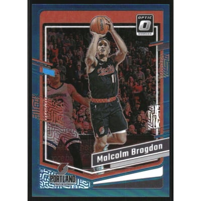 2023-24 Donruss Optic Aqua #75 Malcolm Brogdon