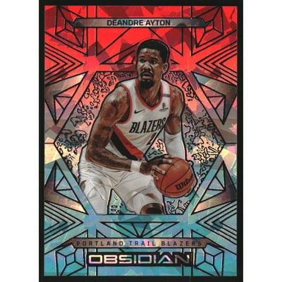 2024-25 Panini Obsidian Electric Etch Fire and Ice #117 Deandre Ayton