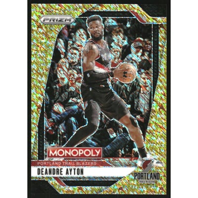 2024-25 Panini Prizm Monopoly Gold Millionaire Shimmer #4 Deandre Ayton