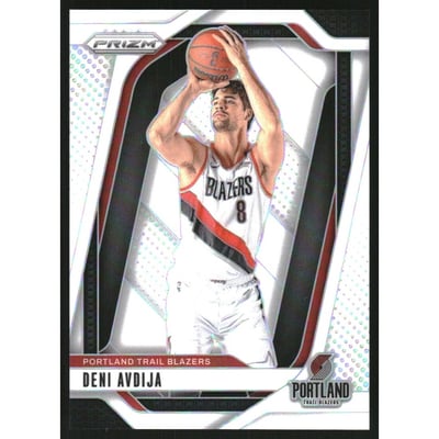 2024-25 Panini Prizm Prizms White #13 Deni Avdija