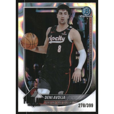 2025-26 Bowman Chrome Lava Refractors #BCV187 Deni Avdija