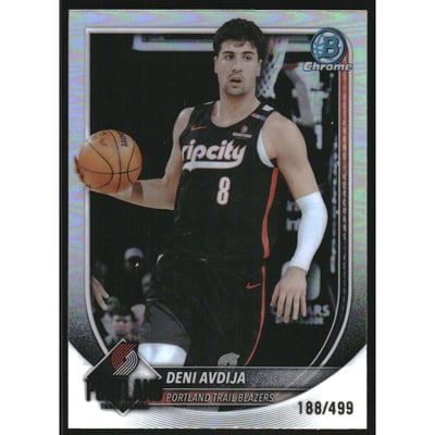 2025-26 Bowman Chrome Refractors #BCV187 Deni Avdija