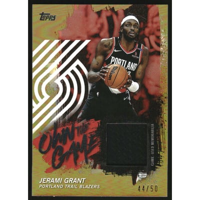 2025-26 Topps Own the Game Gold Rainbow #OTGAJG Jerami Grant