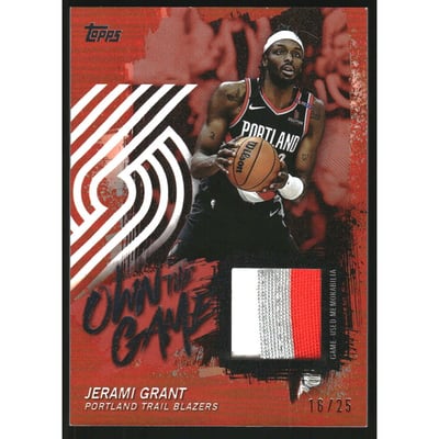 2025-26 Topps Own the Game Orange Rainbow #OTGAJG Jerami Grant
