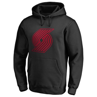 Portland Trail Blazers Taylor Pullover Hoodie - Black