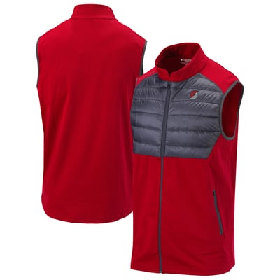 Portland Trail Blazers Columbia Omni-Wick In The Element Full-Zip Vest - Red