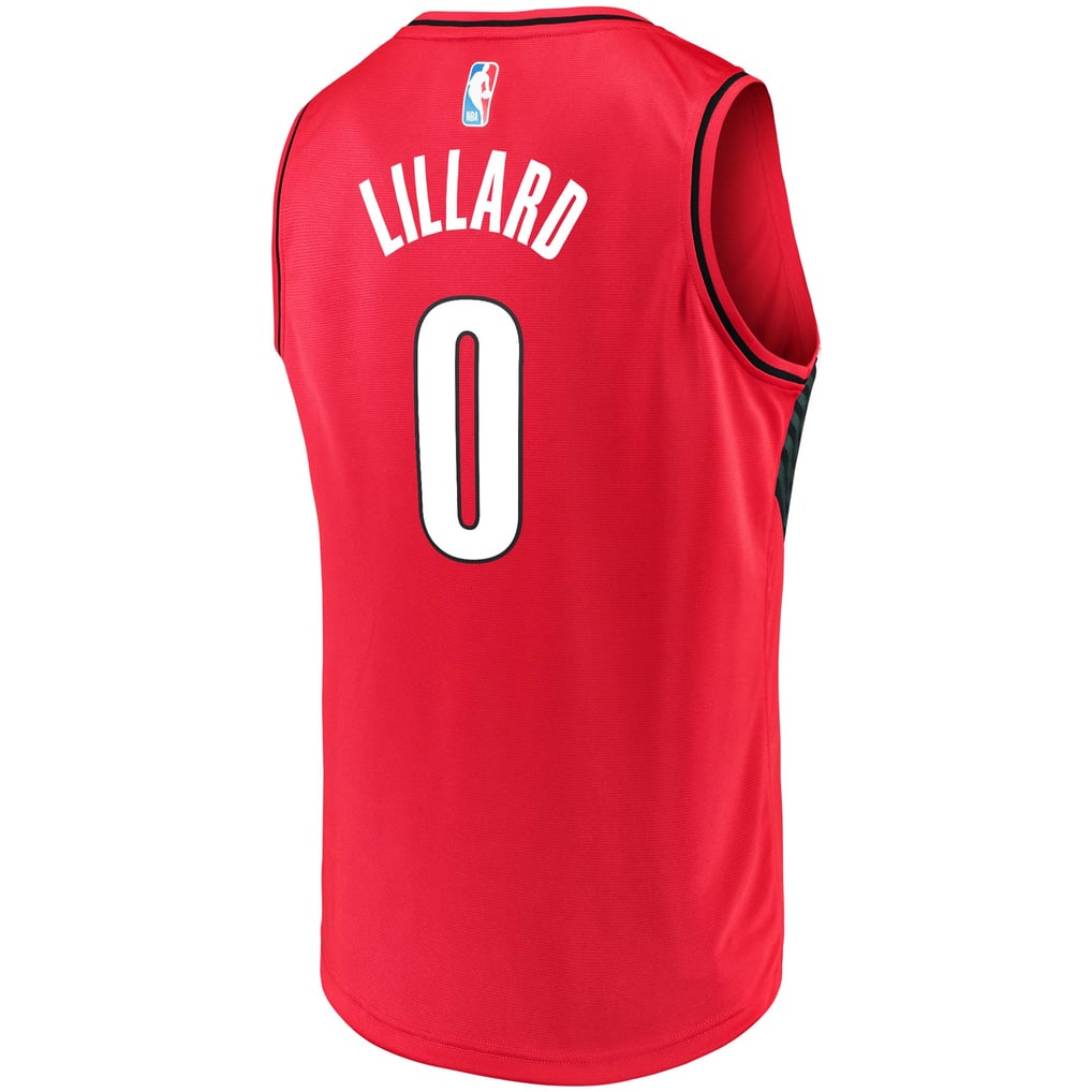 Maillot NBA Portland Trail Blazers Damian Lillard - Taille 2XL Noir, Adidas, Neuf