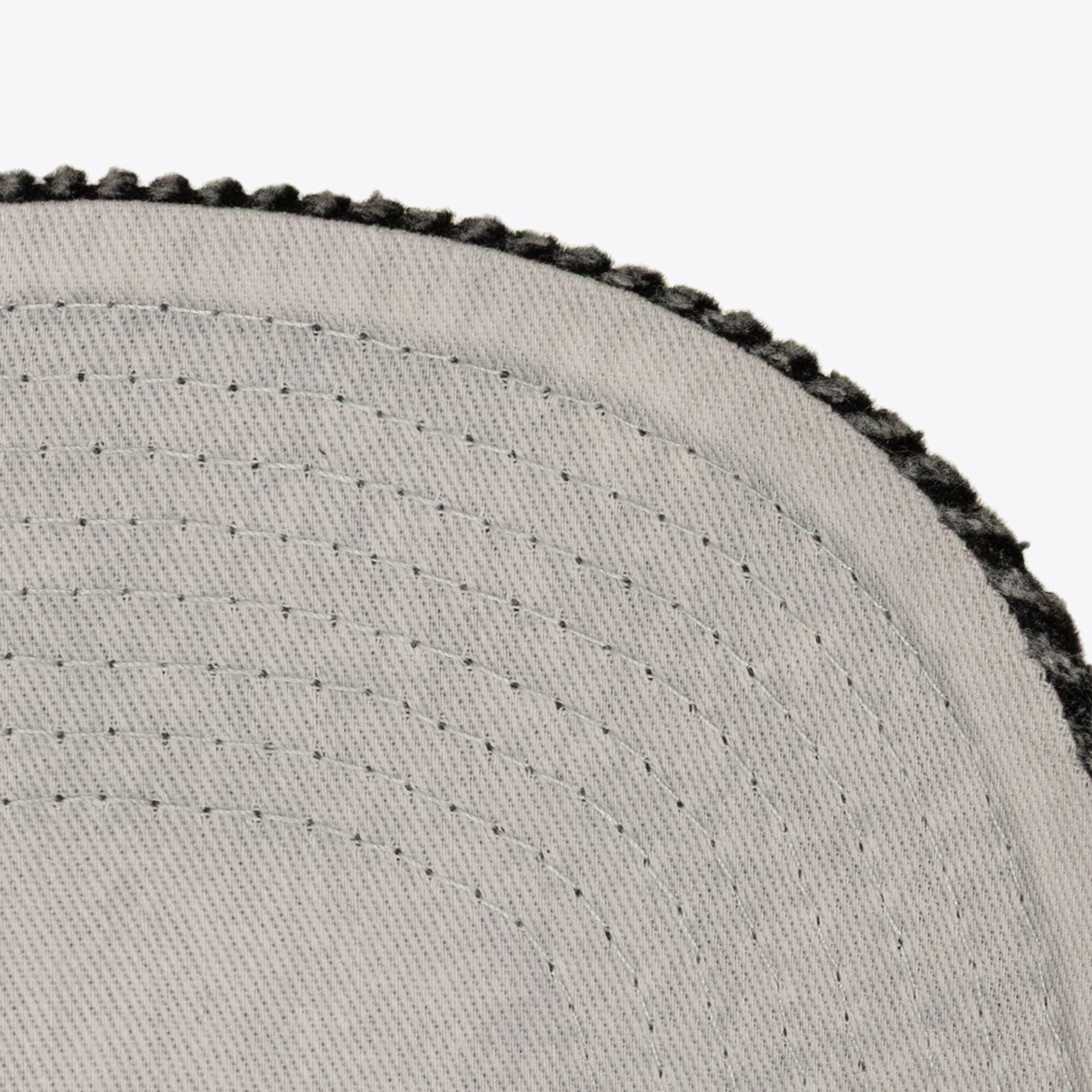 Casquette Mitchell & Ness Pro Crown Snapback crème/noir pour homme, Portland Trail Blazers, en velours côtelé délavé.