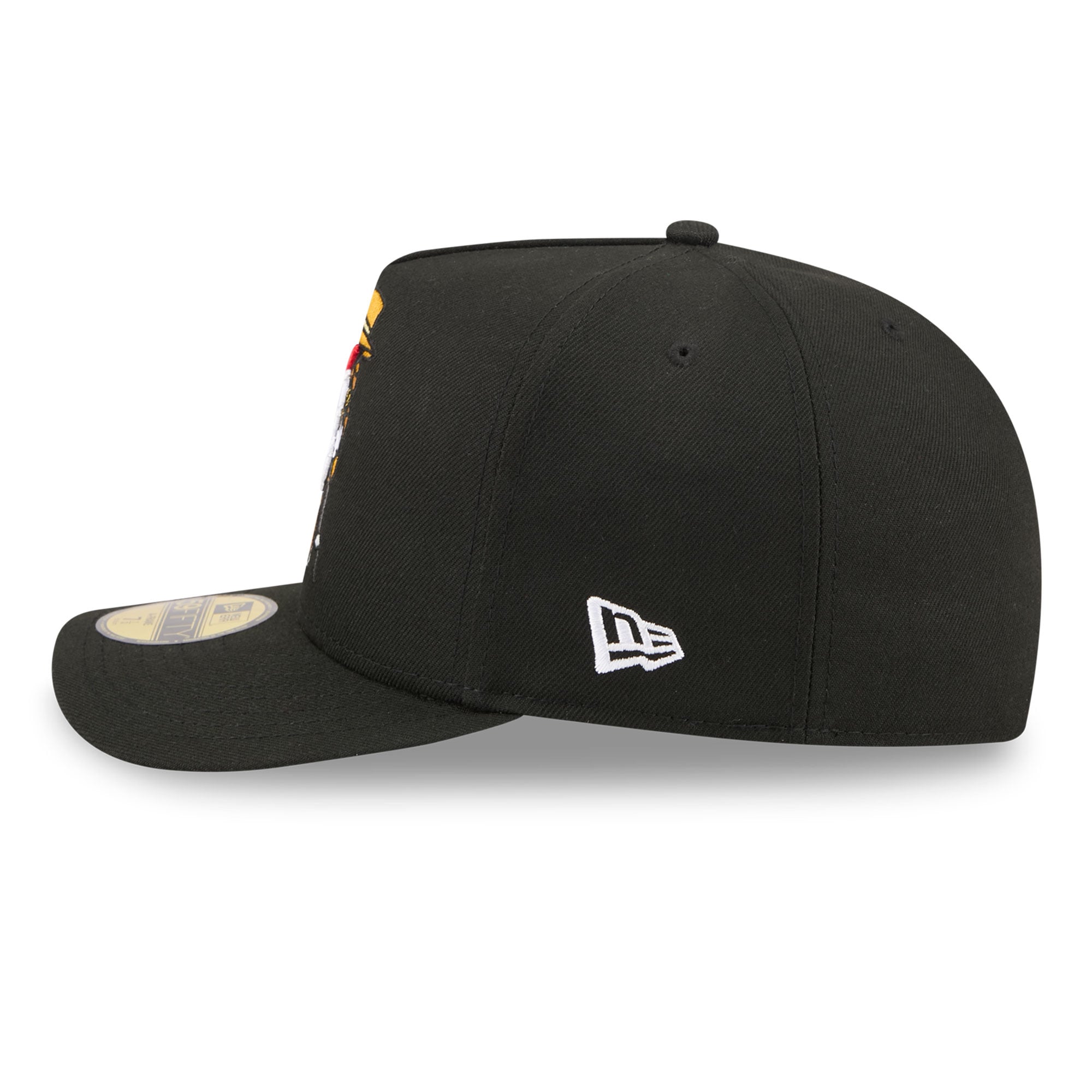 Casquette ajustée New Era 59FIFTY noire pour homme, logo Portland Trail Blazers Injection Cartoon, style A-Frame