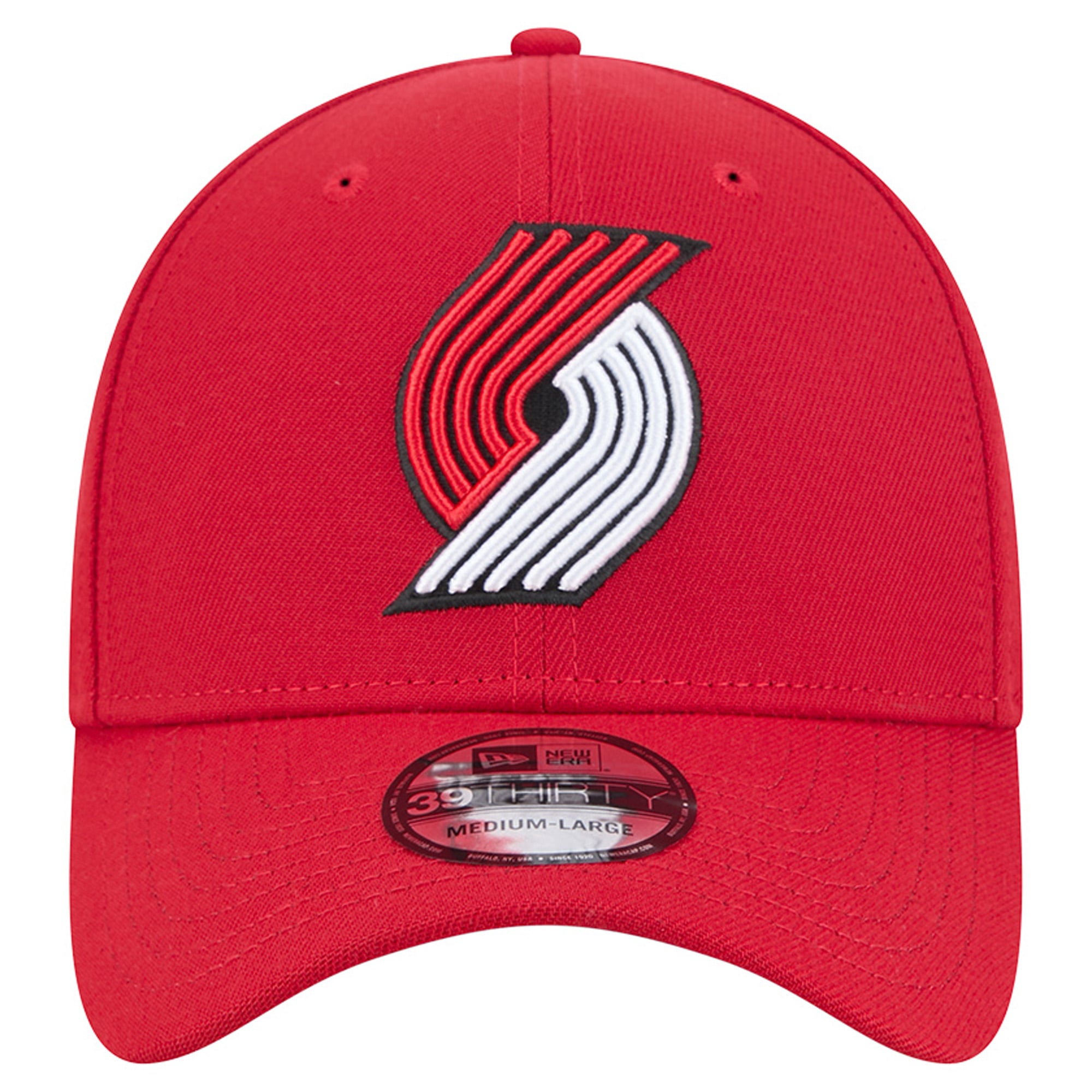 Casquette New Era rouge Portland Trail Blazers 39THIRTY Flex pour homme