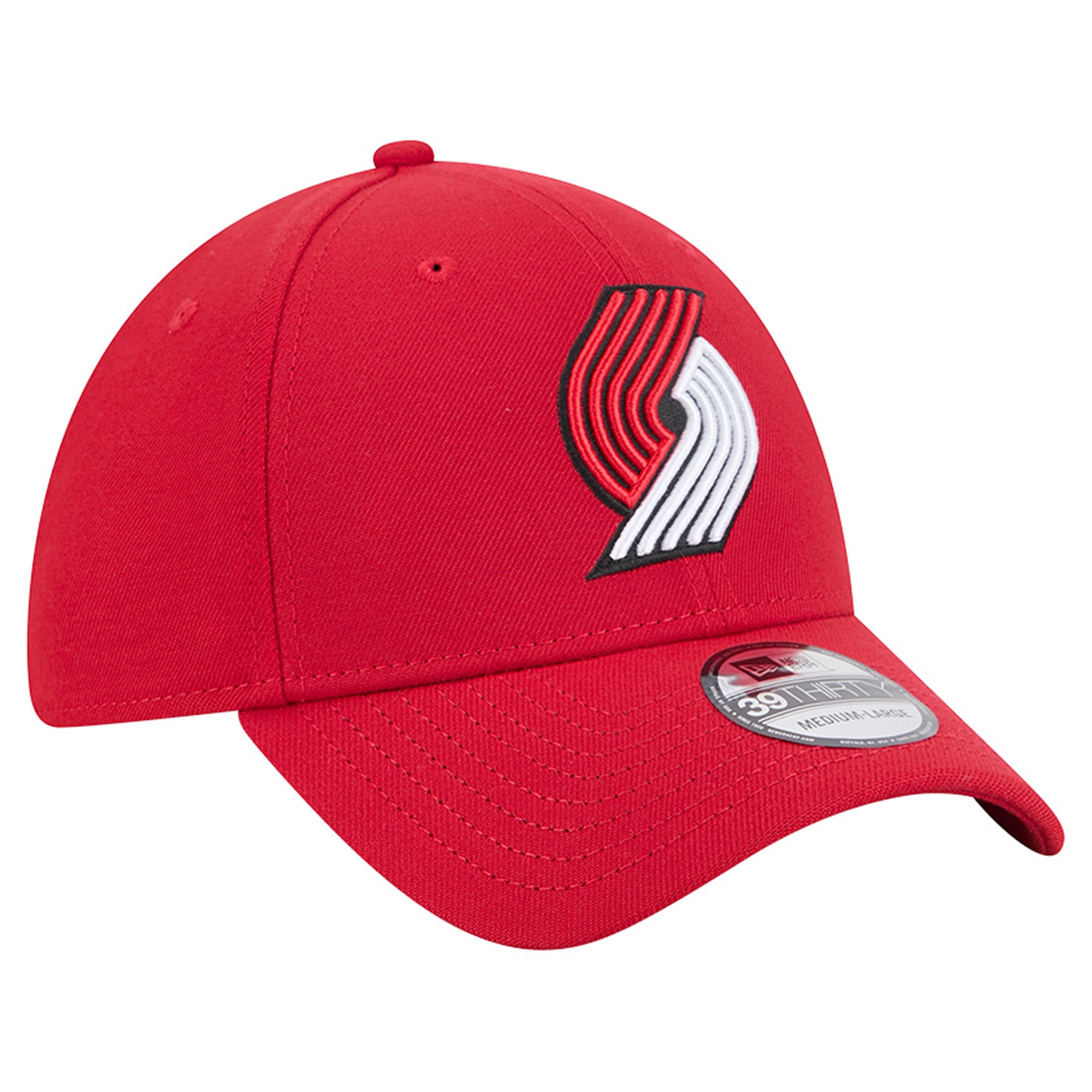 Casquette New Era rouge Portland Trail Blazers 39THIRTY Flex pour homme