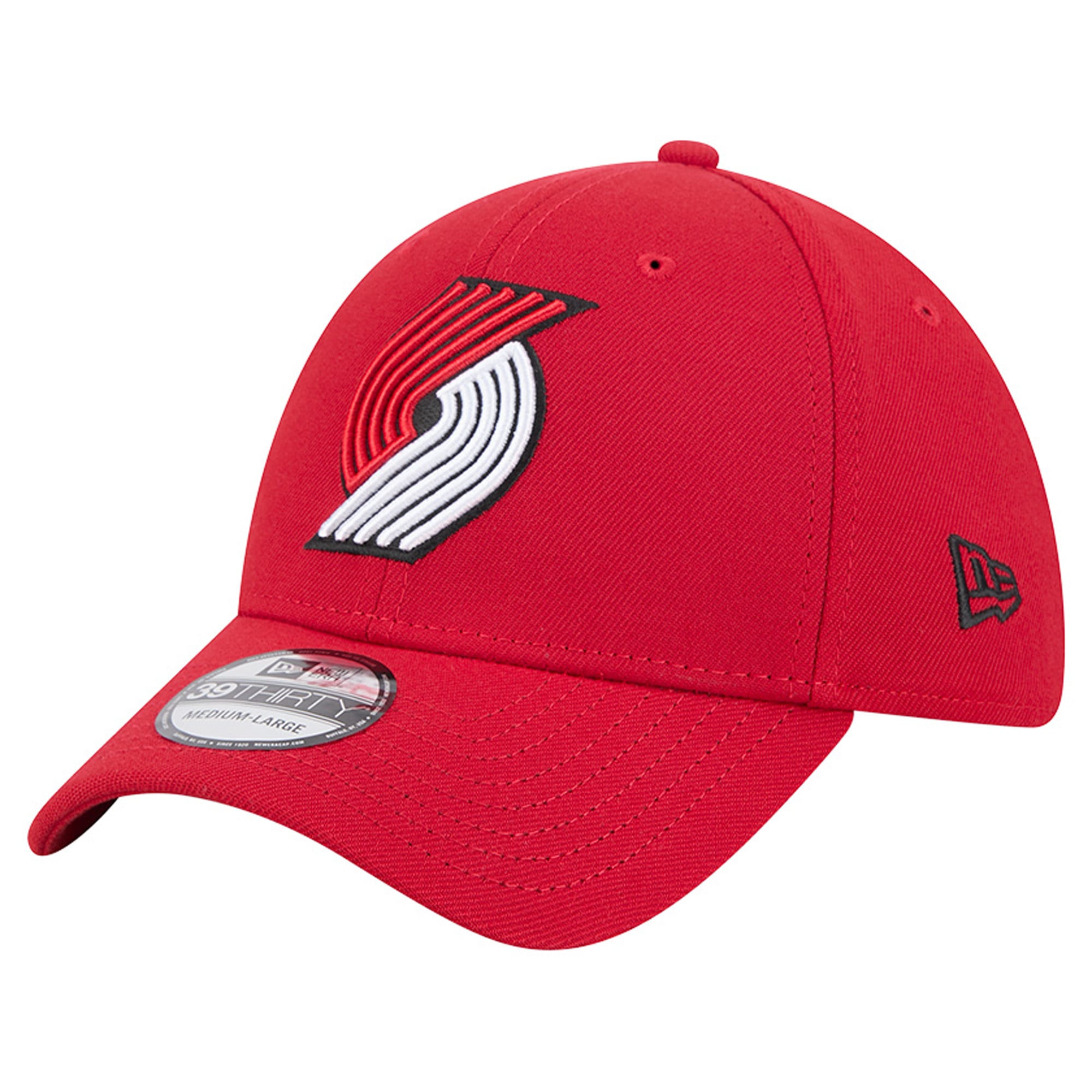 Casquette New Era rouge Portland Trail Blazers 39THIRTY Flex pour homme
