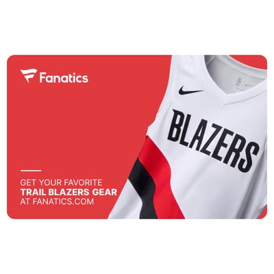 Portland Trail Blazers Fanatics eGift Card ($10 - $500)