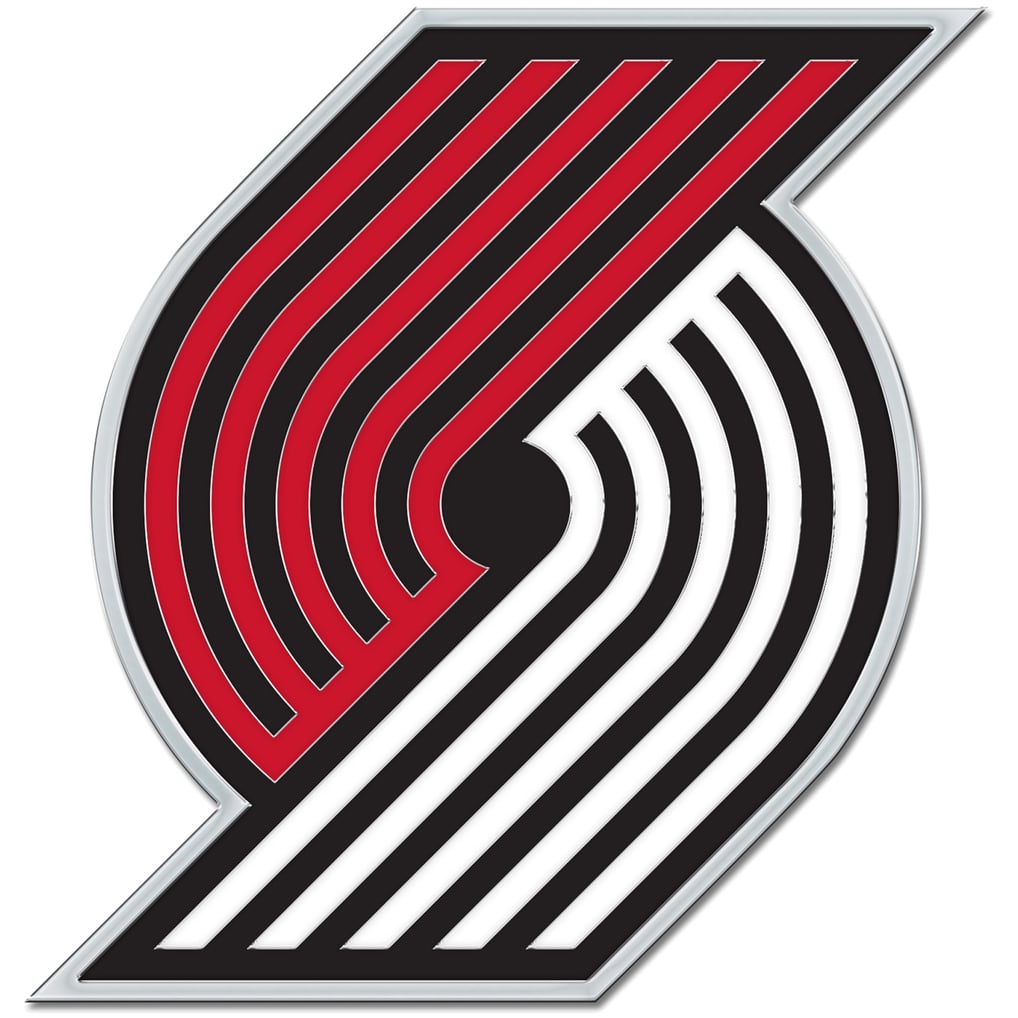 Portland Trail Blazers WinCraft Colored Chrome Auto Emblem