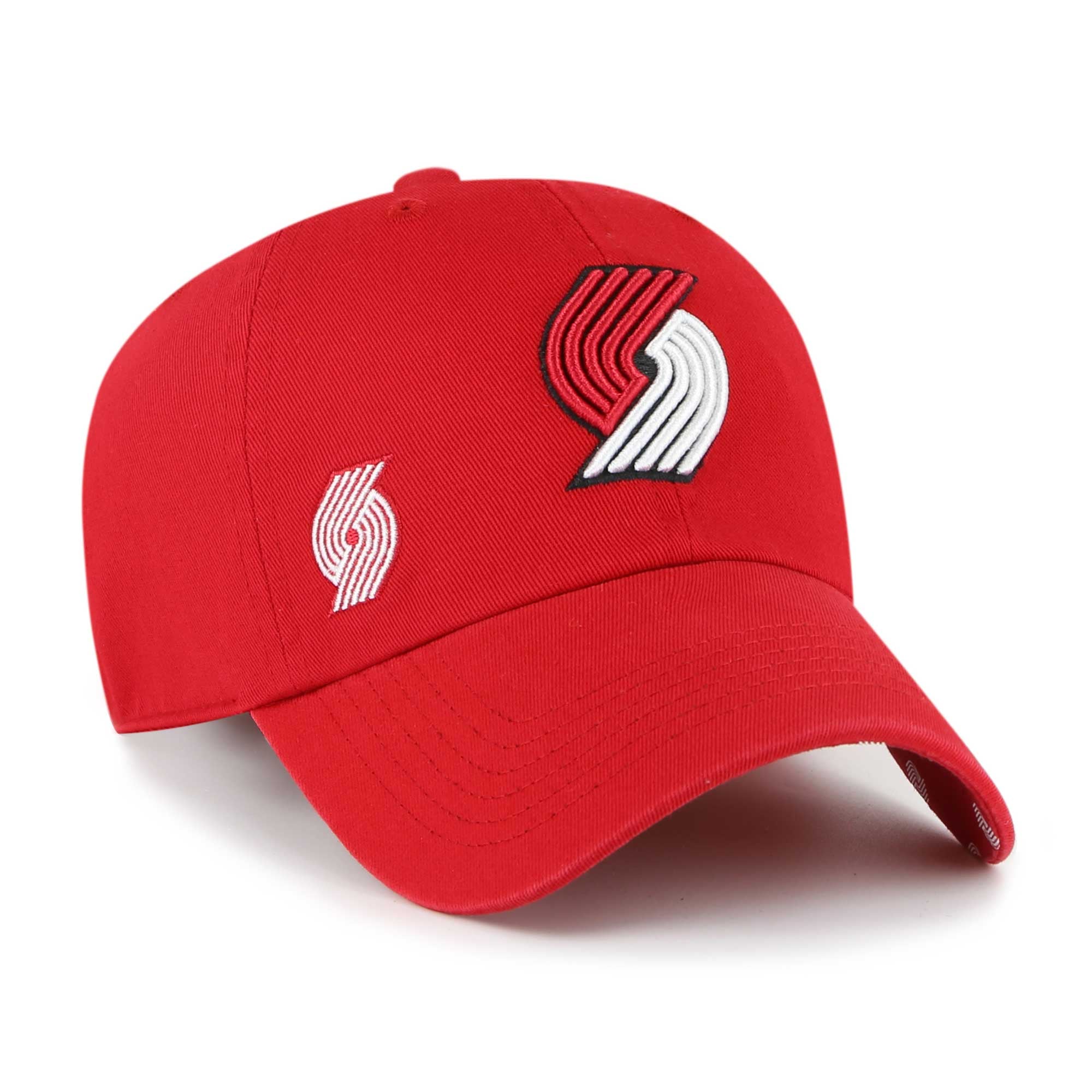 Women's Portland Trail Blazers  '47 Red Confetti Undervisor Clean Up Adjustable Hat