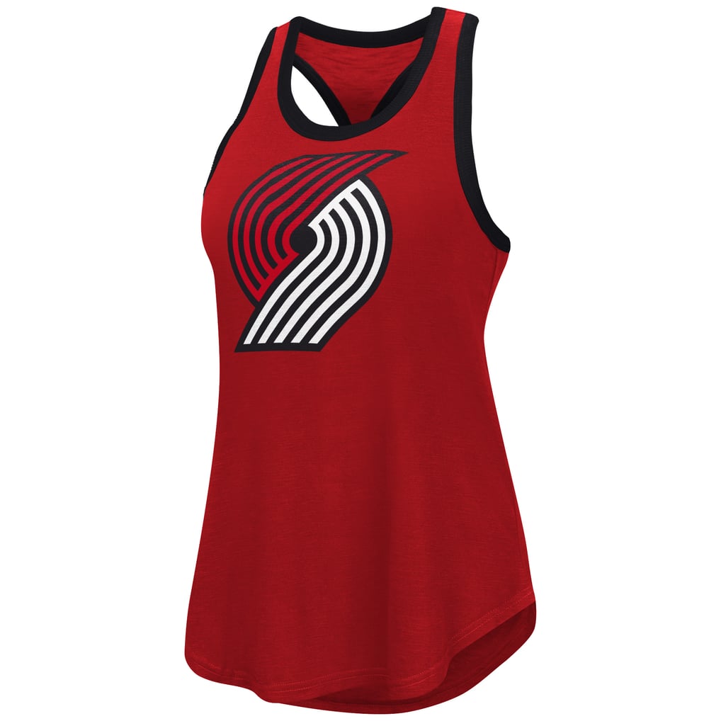 Portland Trail Blazers G-III 4Her by Carl Banks Women's Showdown Scoop-Neck Racerback Tank Top - Red