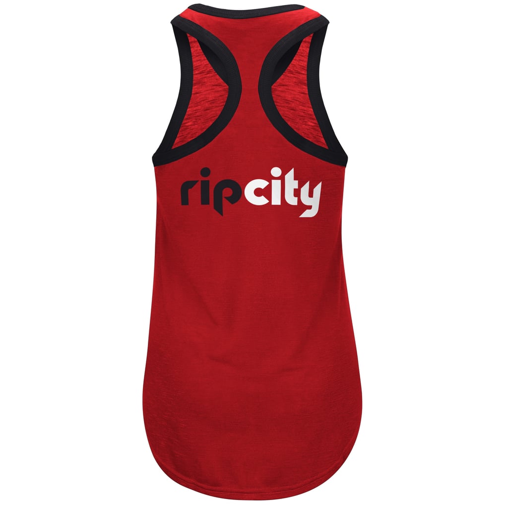 Portland Trail Blazers G-III 4Her by Carl Banks Women's Showdown Scoop-Neck Racerback Tank Top - Red
